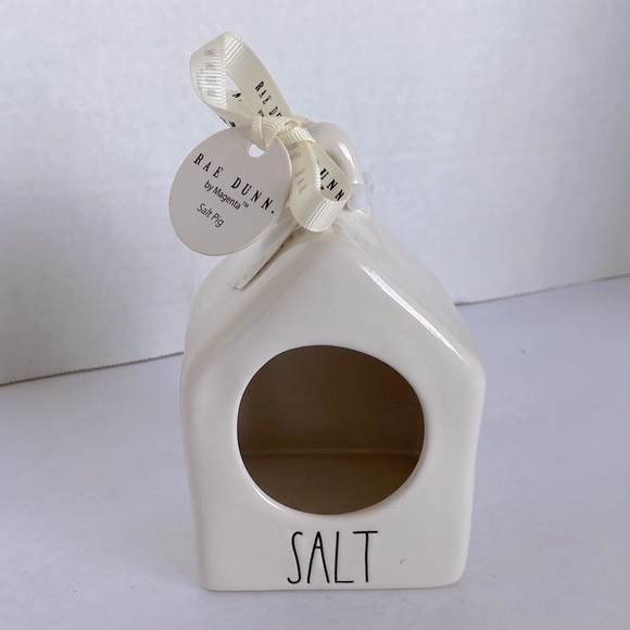 Rae Dunn Other - Rae Dunn Ceramic Salt Pig Birdhouse Farmhouse Decor New With Tag Hone Decor